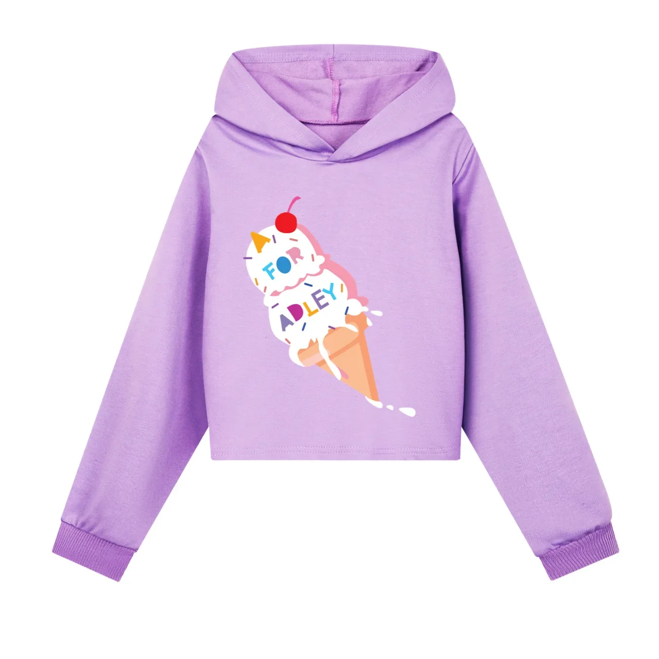 Baru anak-anak perempuan sweter potong A untuk Adley anak perempuan Set Hoodie pakaian anak-anak Musim Semi Hoody anak-anak lengan panjang kasual Tops1528