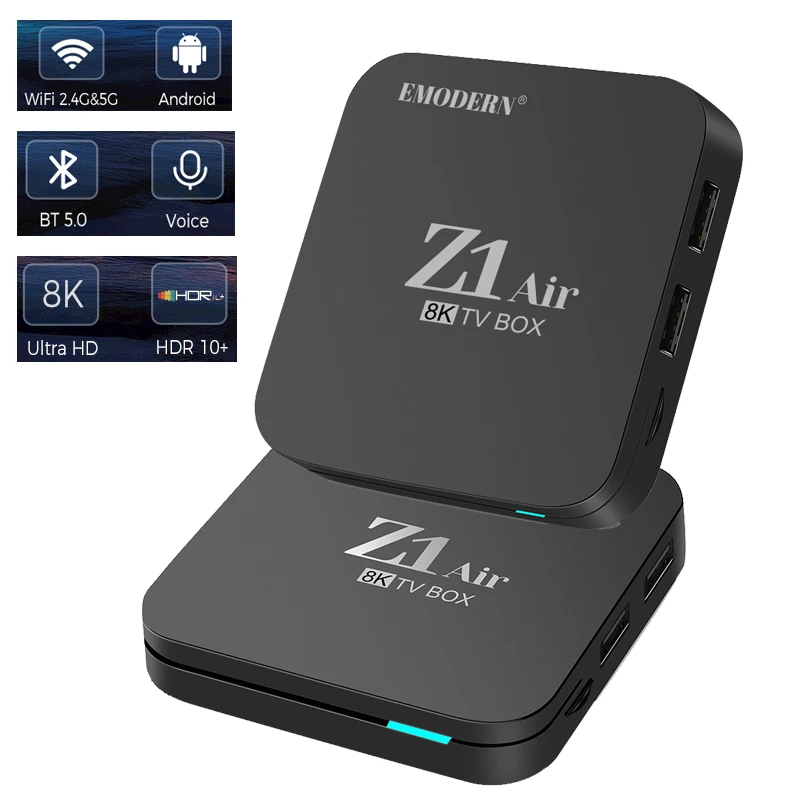 BT 5,0 Android ТВ-приставка Спутниковый приемник WIFI 2,4G и 5G ТВ-ключ Приемник Видеокарта Спутниковый ТВ-приемник Декодер 8K HDR