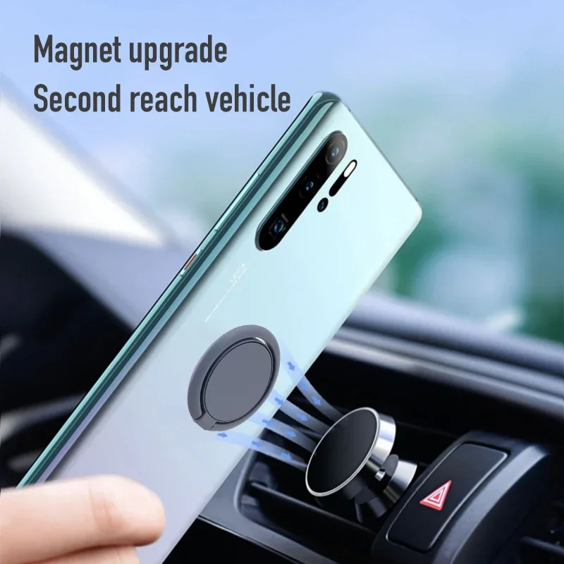 Il supporto portatile per anello per dito del telefono cellulare può essere ruotato di 360 gradi supporto per telefono da auto per IPhone X 12 Pro Max Tablet cellulare