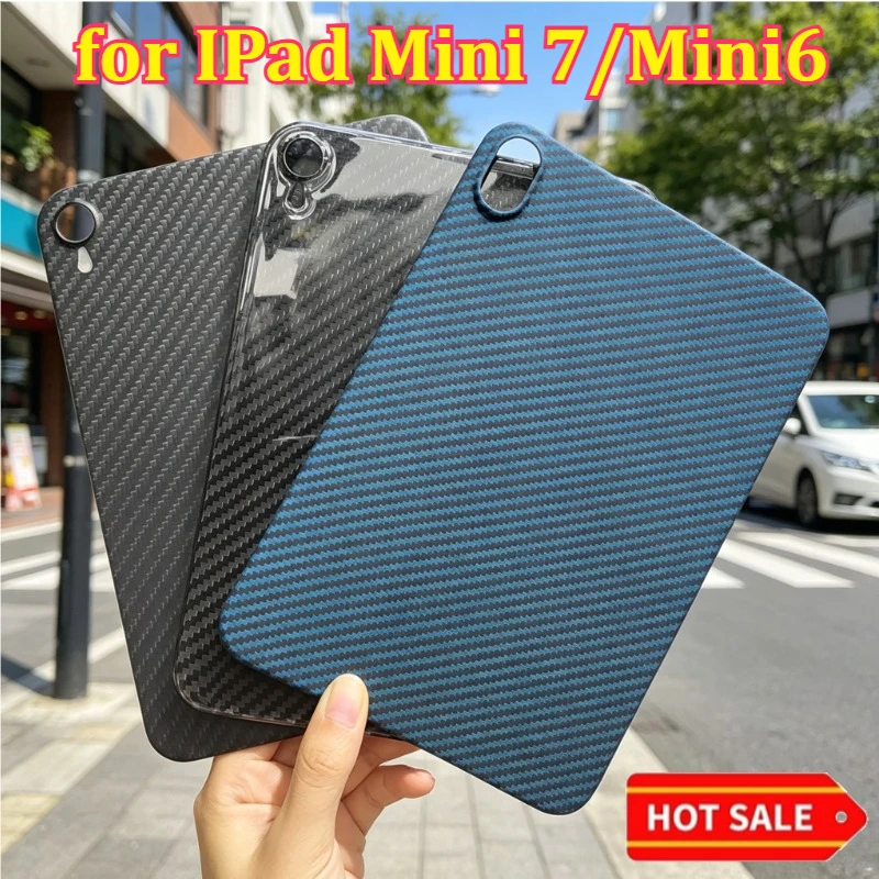 

Чехол из углеродного волокна для iPad Mini 7/Mini 6, тонкий матовый чехол из настоящего углеродного волокна и арамида, защитный чехол для планшета