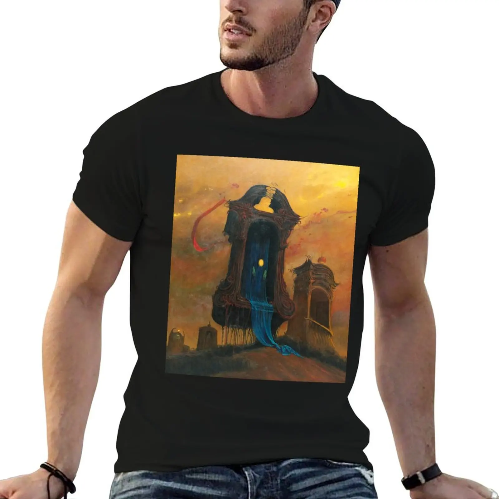 

Beksiński T-Shirt (Sorcerer), t essential by Zdzisaw with t shirts shirt Untitled prints