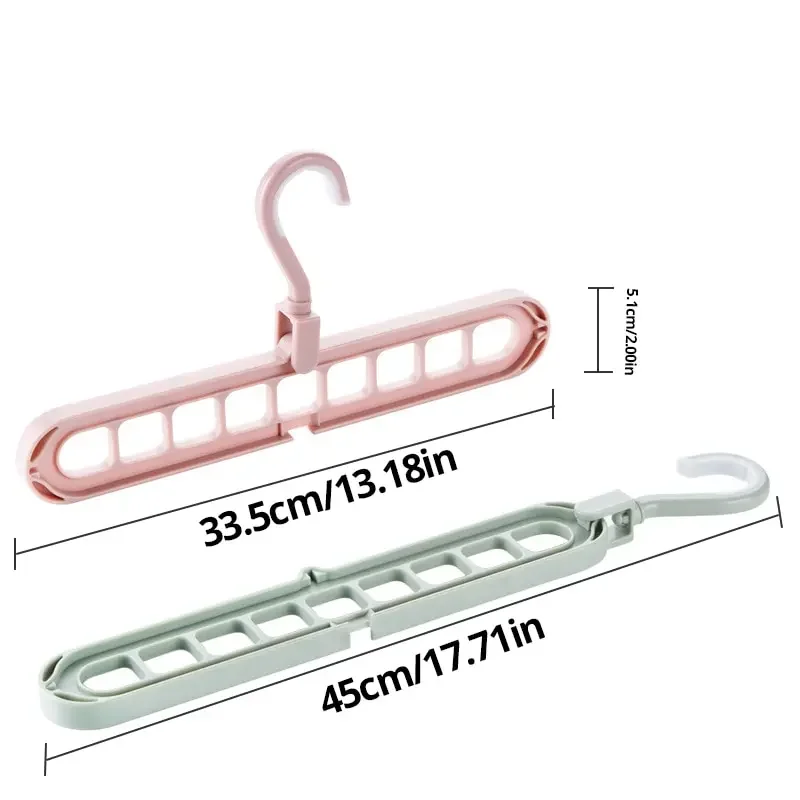 1 Pc Magic Multi-port Support hangers for Clothes Drying Rack Multifunction Plastic Clothes rack drying hanger Storage Hangers