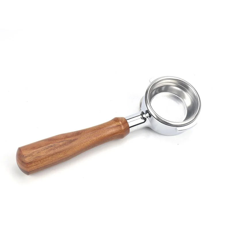 58MM Bottomless Portafilter with Wooden Handle  E61  Coffee Accessories