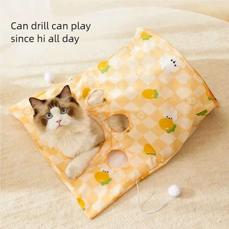 Cat toys, diamond bags, self soothing tools, cat teasing sticks, cat tunnels, noisy paper, bite resistant fur balls, pet supplie