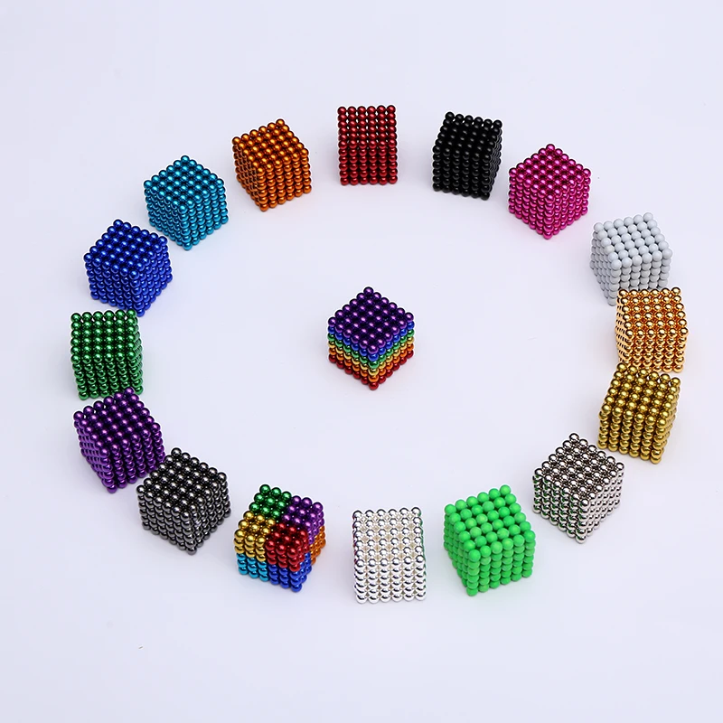 2025 Designer Construction Magnetic Set Beading Balling Building Colored Magneting Creative