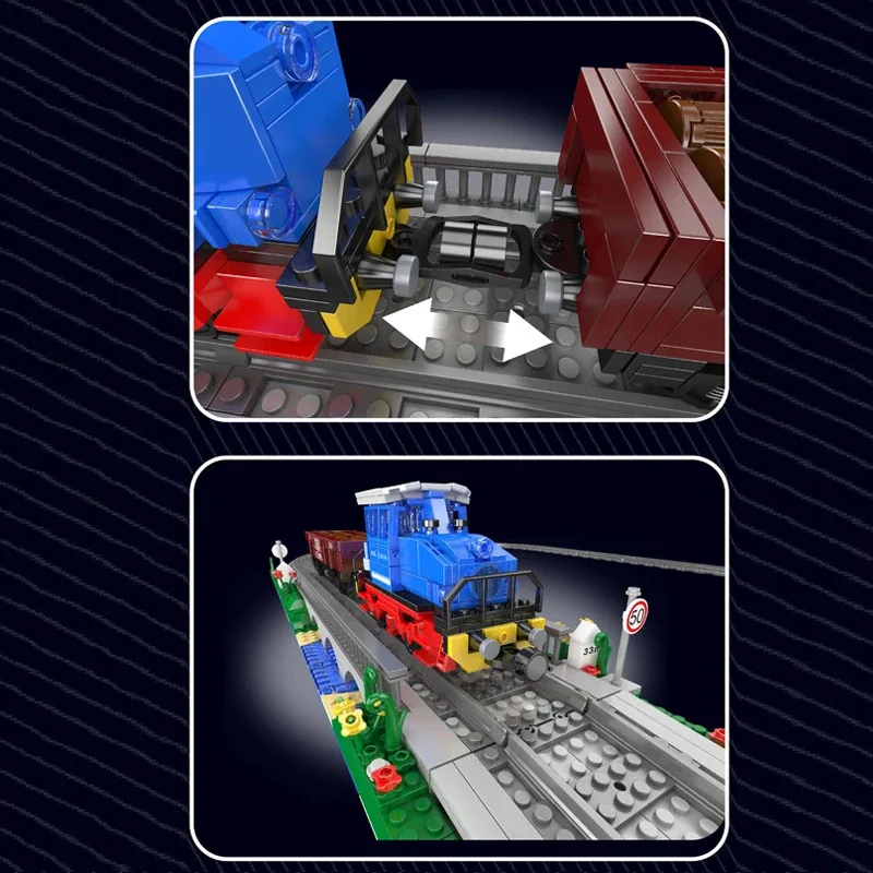 ตัวต่อรถไฟ Mould King 12038 ชุดประกอบรถไฟเทคนิค รุ่น ESU KG230 ของเล่นตัวต่อรถไฟบังคับวิทยุ ชุดตัวต่อของขวัญคริสต์มาสสำหรับเด็ก