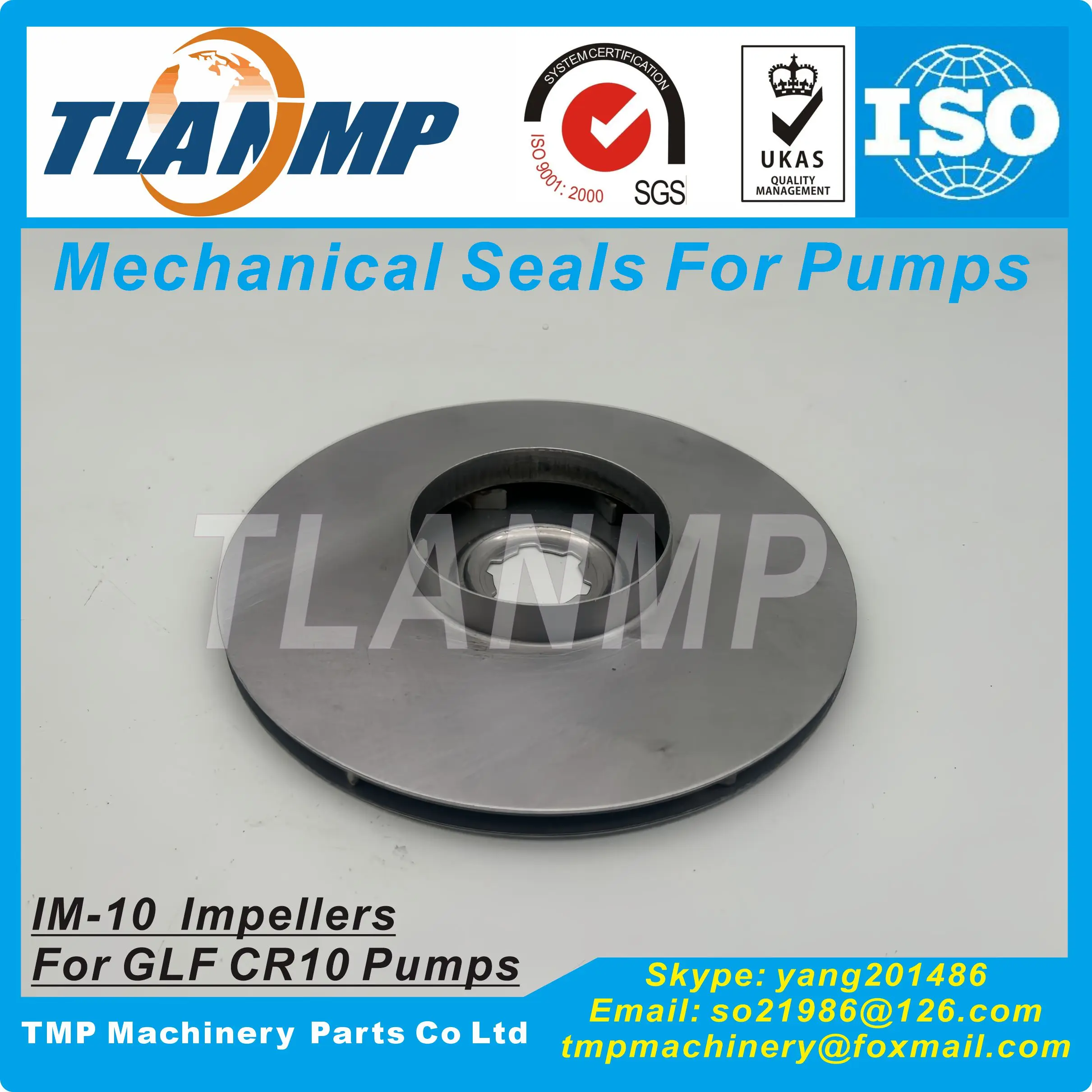 IM-3 , IM-5 , IM-8, IM-10 Impellers for GLF CR1/3/5/8/10/15/20/90 Pumps (PN:98394415/98394422/98394441)