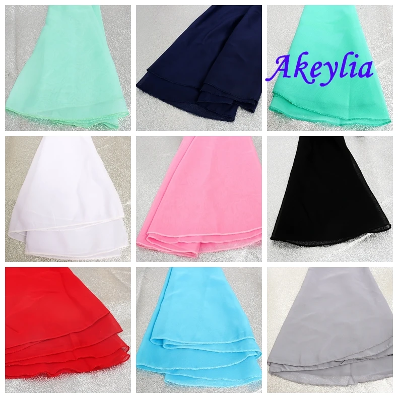 18 Kleuren 34Cm Zwart Wrap Chiffon Ballet Rok Kinderen Chiffon Lint Vrouwen Ballerina Dans Dragen Wit Ballet Praktijk Meisjes