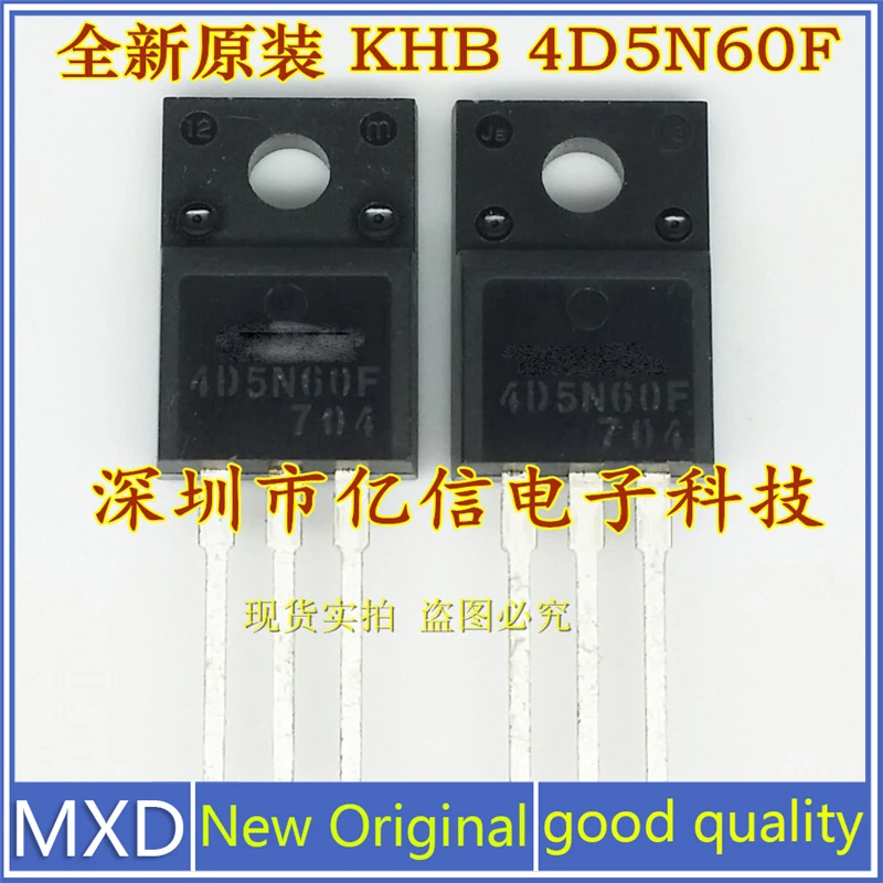 5Pcs/Lot New Original KHB 4D5N60F Field Effect Mostube 5A/600V Inlet Good Quality In Stock