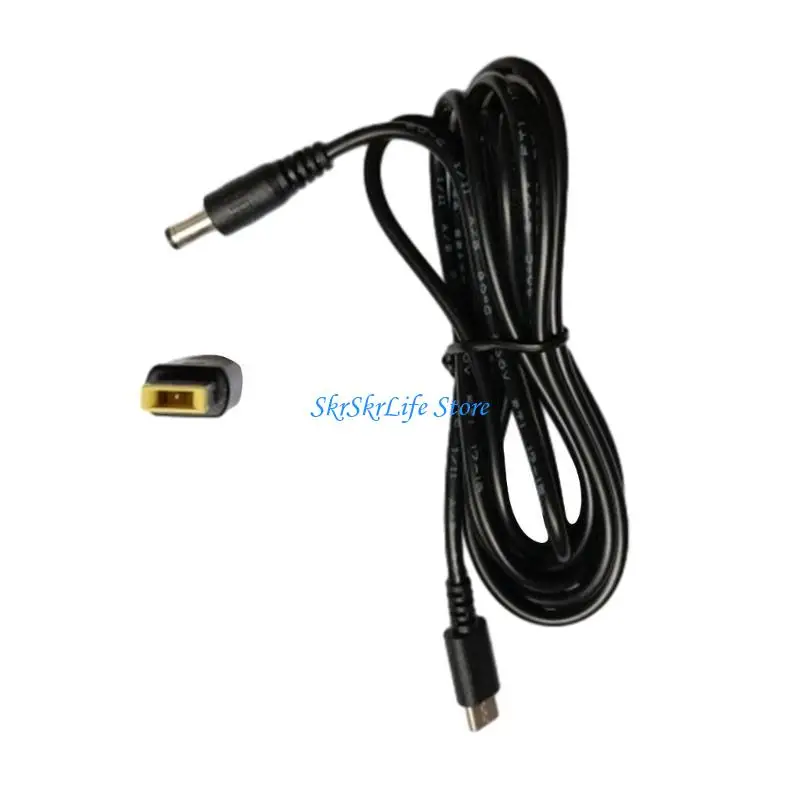 

E65E Laptop Charging Cable PD Line UsbC To DC7.9X5.5 7.4X5.0 6.3X3.0 6.0X4.0 Power Supply 65W 20V Cord