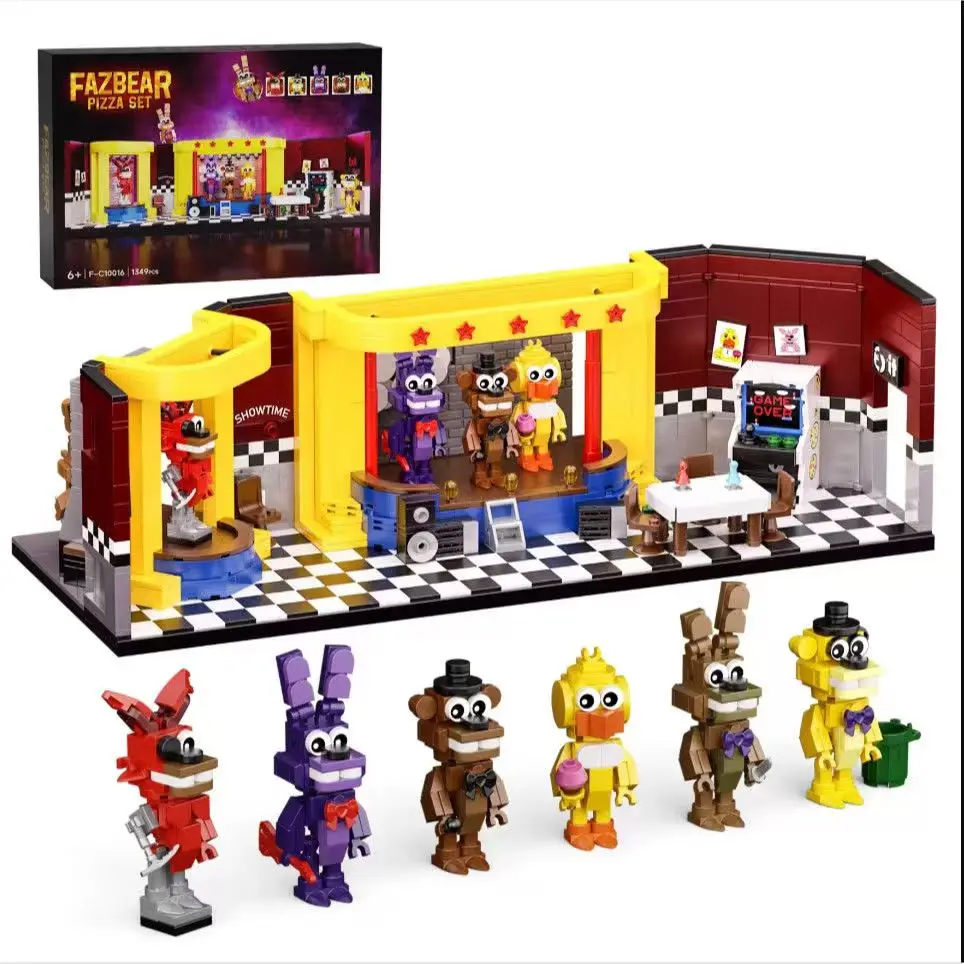 

1349PCS MOC Creative Design Toy Bear Series Children's Small Particle Building Blocks Children's Toys Birthday Christmas Gifts