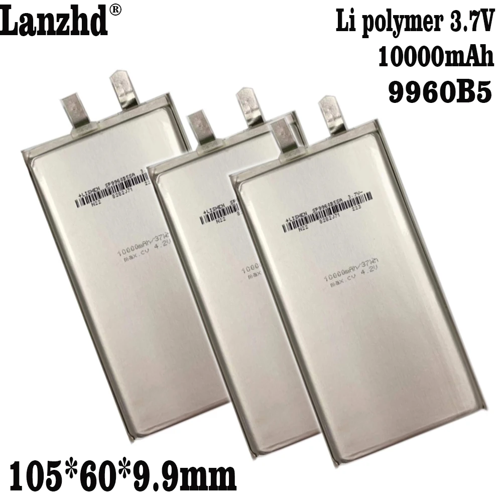 1-12pcs 3.7V 1060115 9960105 9960B5 Li Polymer Lithium LiPo cells Took for colorfly c10 E-Books Power bank Tablet PC DVD 10000mA