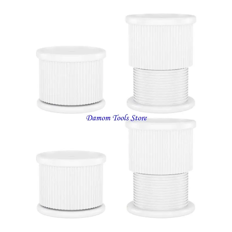 57BE Durability Furniture Risers for Height Enhancement Antislip Feet to Prevent Movement on Cabinets Wardrobes