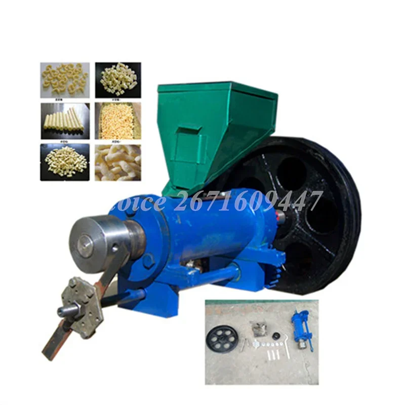 Commercial 6 Mold Corn Snack Food Extruder Rice Corn Puffer Machine Corn Snack Extrusion Maker