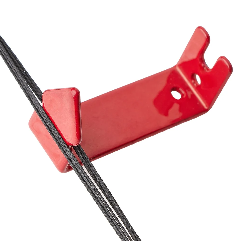 1pcs Bow String Separator Tool Aluminum Alloy 2pcs Rabbit Hair Bow String Stabilizer for Archery Recurve Bow Limbs Protector