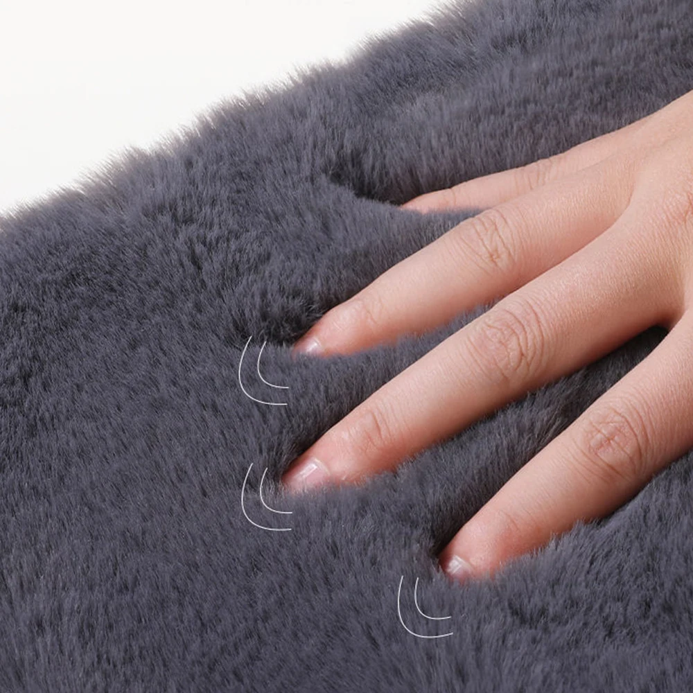 Genouillères en tricot rembourré en peluche, chauffe-jambes, non-boulochage, extérieur, hiver chaud, temps froid, 1 paire