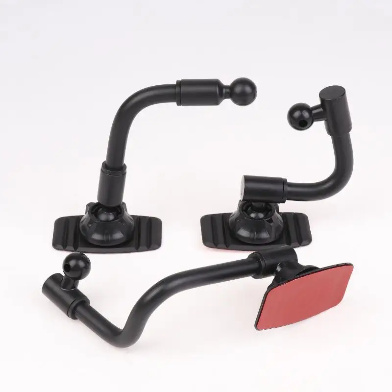 【L】1 Set Car Dashboard Windshield Cellphone Mount Stand 17mm Ball Head Arm Base For Car Phone Holder Nano Glue Sticker Base