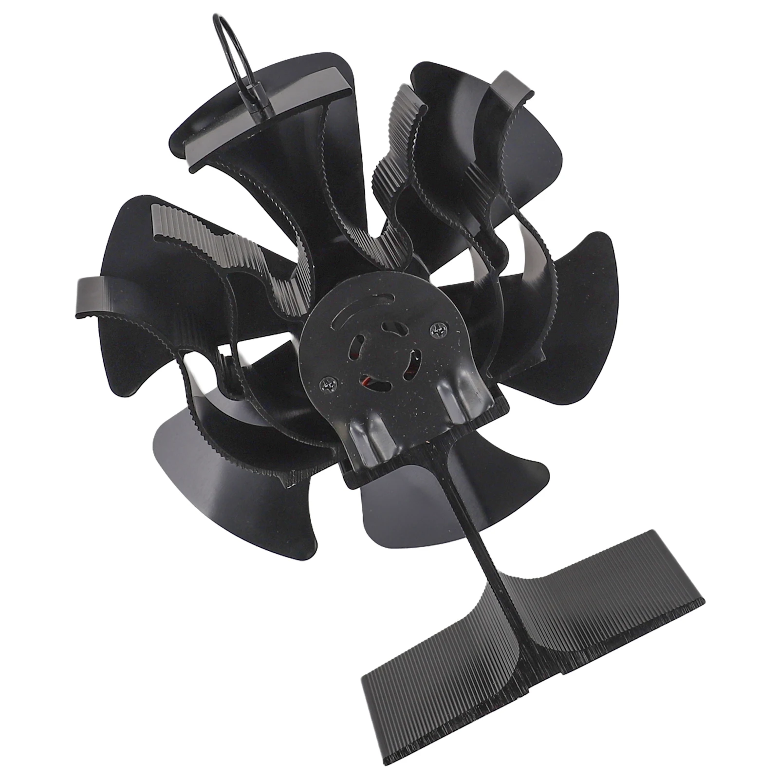 Thermoelectric Fireplace Fan 6 Blades No Power Needed Stove Fan for Improved Heat Flow and Quiet Operation in Fireplace Rooms