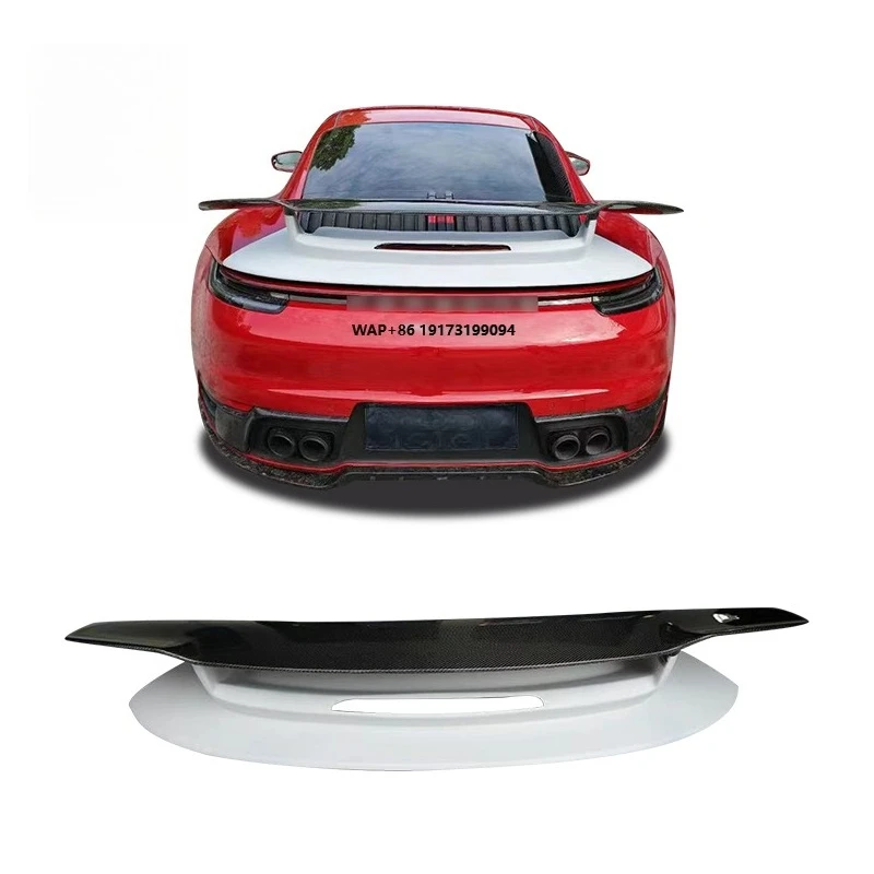 

For Carrera 911 992 SD Style Fiberglass Rear Trunk Spoiler