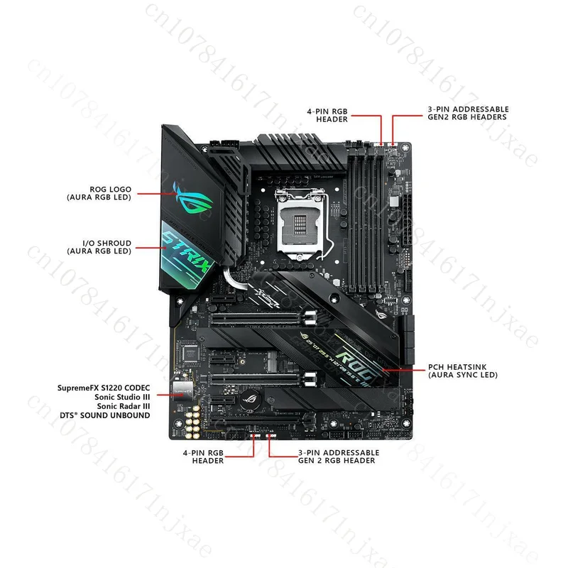 

FOR ASUS ROG STRIX Z490-F GAMING Motherboard 10th Generation DDR4 128GB DP+HDMI