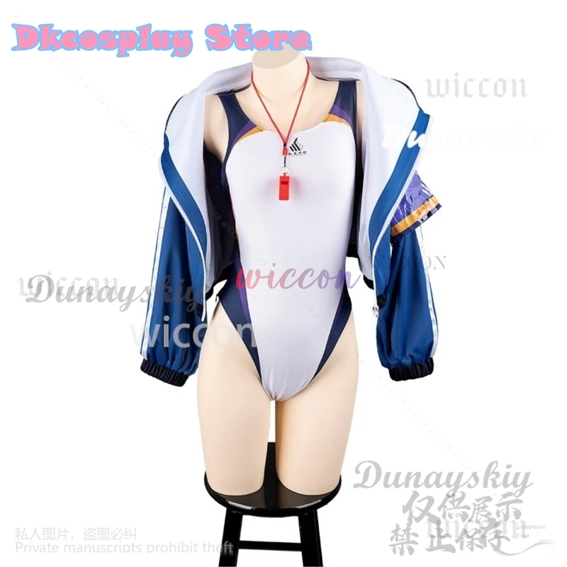 Anime Game Blue Archive Cosplay Ogata Kanna Costume Women Sexy Swimsuit Bodysuit Jacket Suit Halloween Christmas Customized