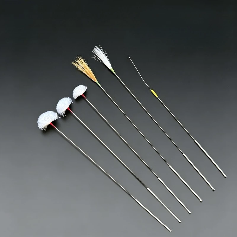 Ear Picking Tool Silver Needle Goose Feather Stick Chicken Feather Stick Crane Feather Stick Hair Set Ear Picking