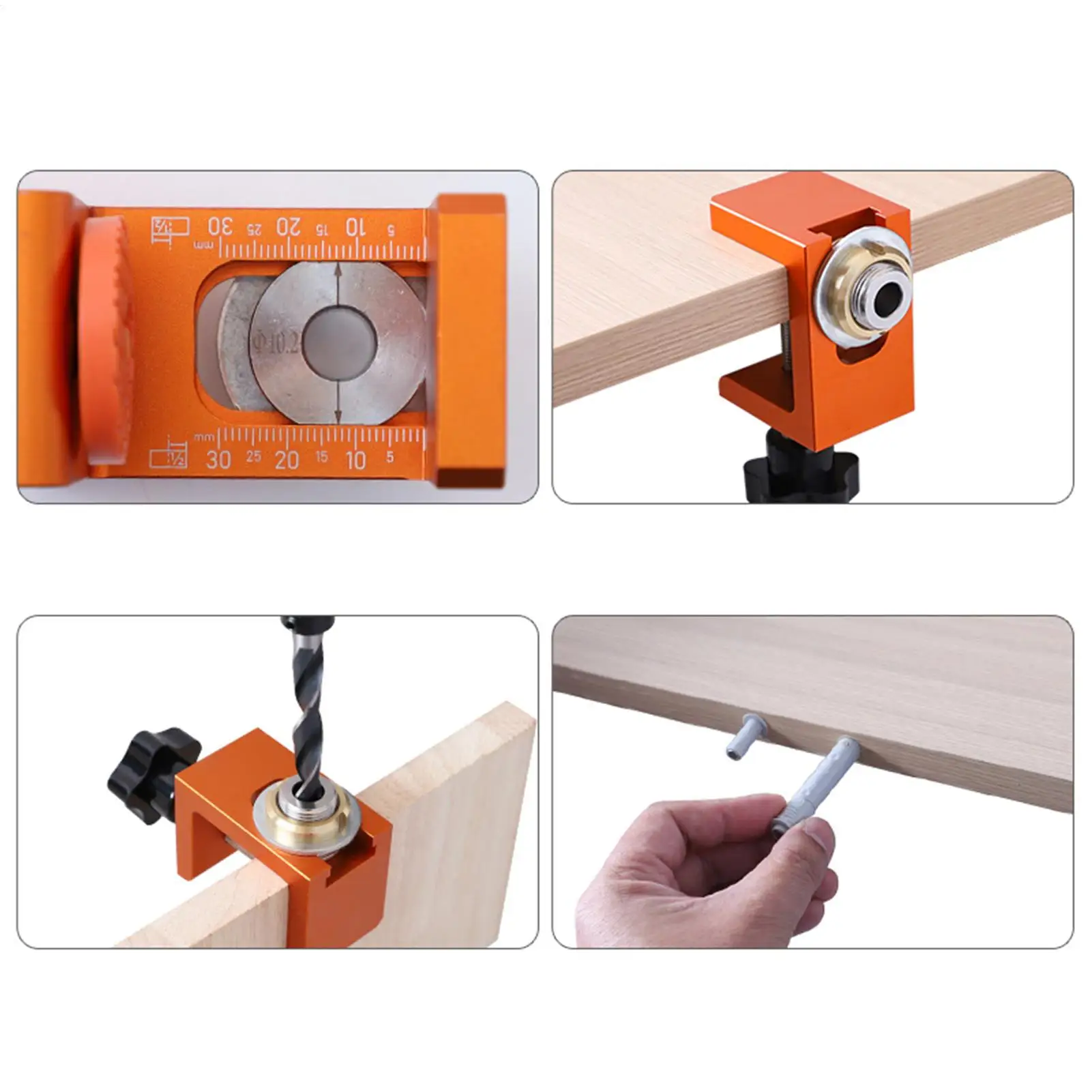 Cabinet Door Installation Tool Easy Alignment Aluminum Alloy Positioner Jig Positioning Device Convenient Versatile Clamp For