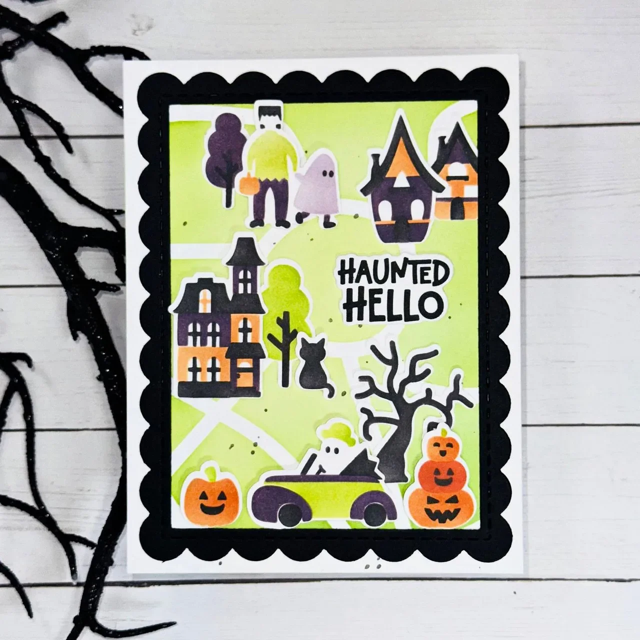 

2025 Halloween Ghost Hugs Ghoul Letter Metal Cutting Dies Clear Stamps Skies Background Stencil for DIY Making Card Scrapbook