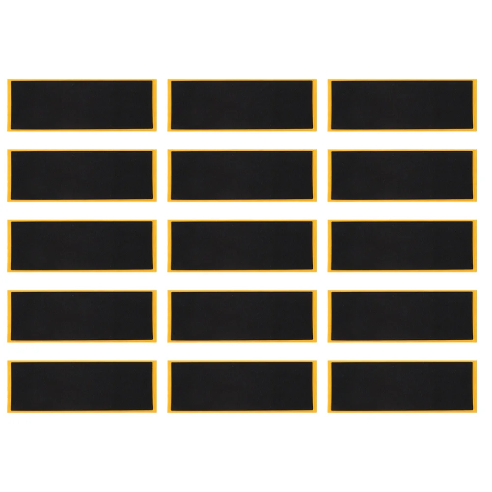 

15 Pcs x 110mm Grip Tape Anti-slip Foams Pads Grip Tape Black Mini Skateboard Stickers Accessories Toy