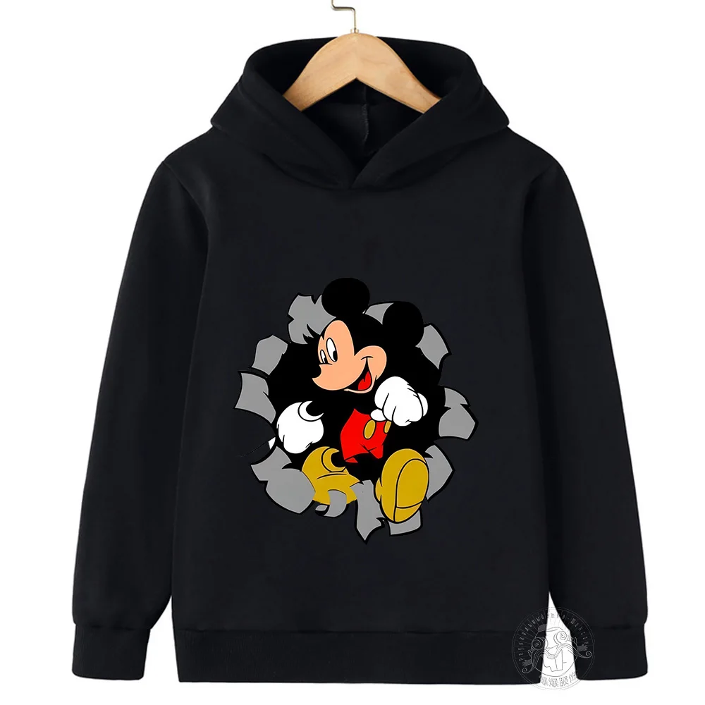 Kids Hooded Boys Girls Toddler Baby Clothes Minnie Mouse Hoodie Sweatshirt Tops Girl Autumn Winter Hoodies Coat Sweater Clothing