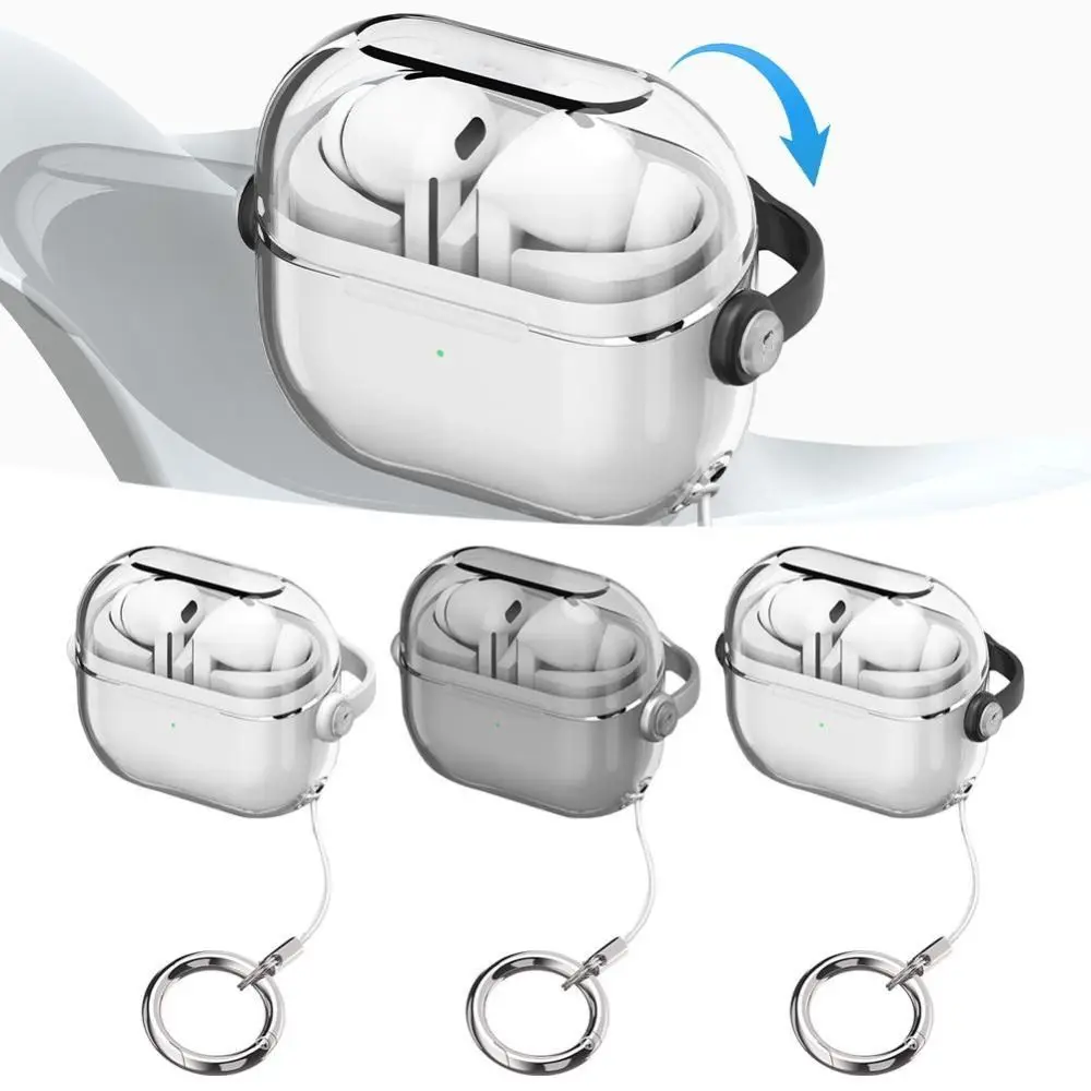 Silicone Earphone Case With Lanyard Anti Drop Charging Box Sleeve Colorful Shockproof for Samsung Buds 3 Pro/3