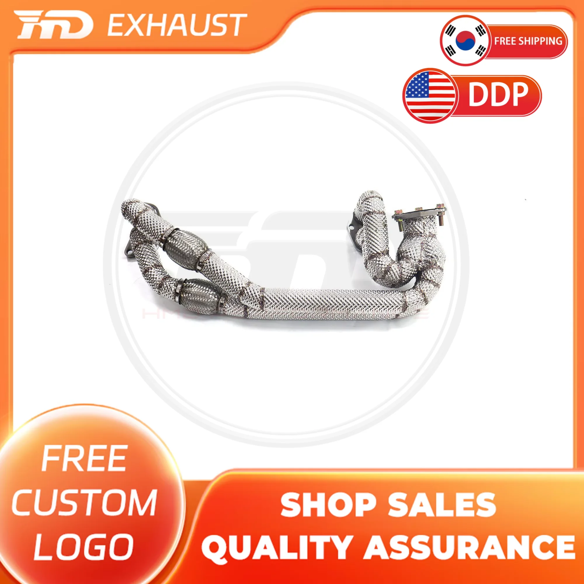 

HMD Hot Sale Stainless Steel Exhaust System High Flow Performance Manifold for Subaru Impreza MK10 2.0L With Heat Shield ﻿