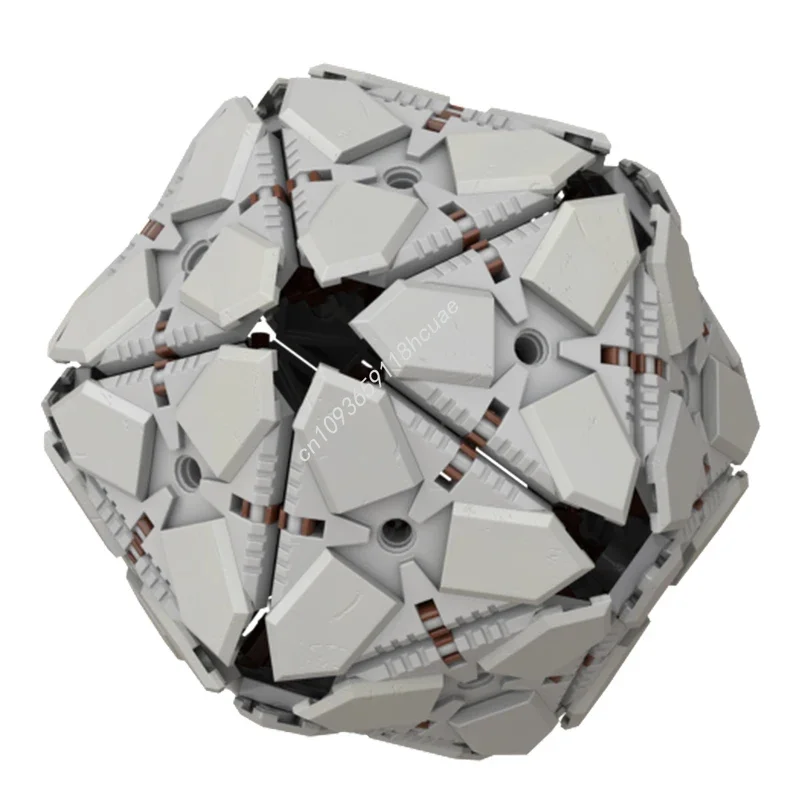 

236pcs MOC D20 Icosahedron Collectible Minifigures Building Blocks Festival Gift Brick Decorative DIY Perfect For Home