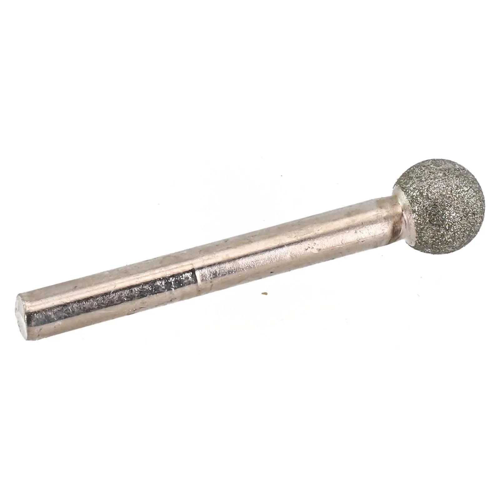 New Practical Grinding Needle Head Spherical Round Shank Silver Tool Replacemen Accessories Bits Diamond Metal