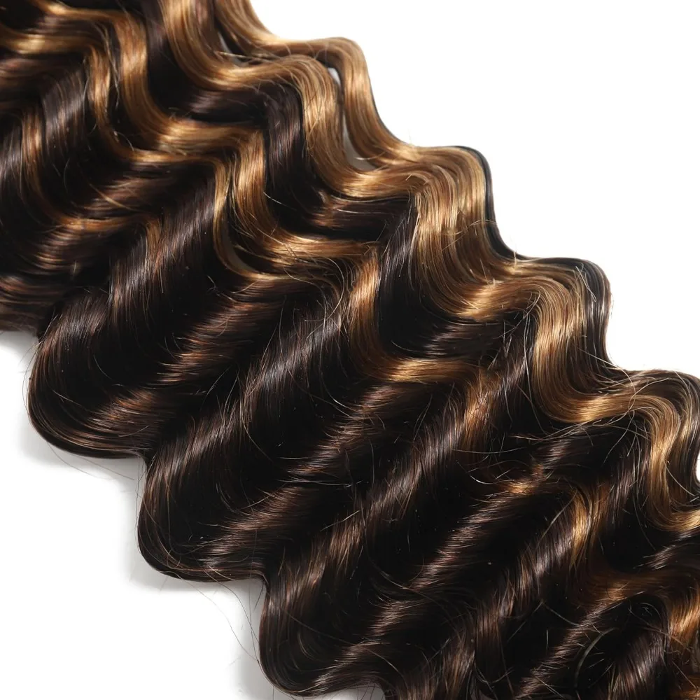 Onda Profunda Em Massa Cabelo Humano Trançado, 100% Cabelo Humano, Cabelo Virgem Brasileiro Não Transformados 100g, Micro Trança, Sem Trama