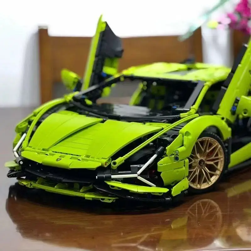 

New product large-scale 3696pcs Lamborghini world famous car supercar model building block toy boy adult children gift42115