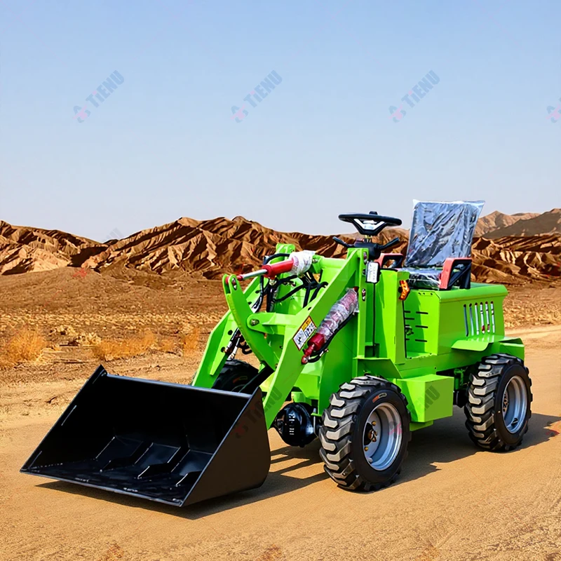 

Loader 4x4 Electric 800kg Small Front End Loader Mini Wheel Loader Price for Sale