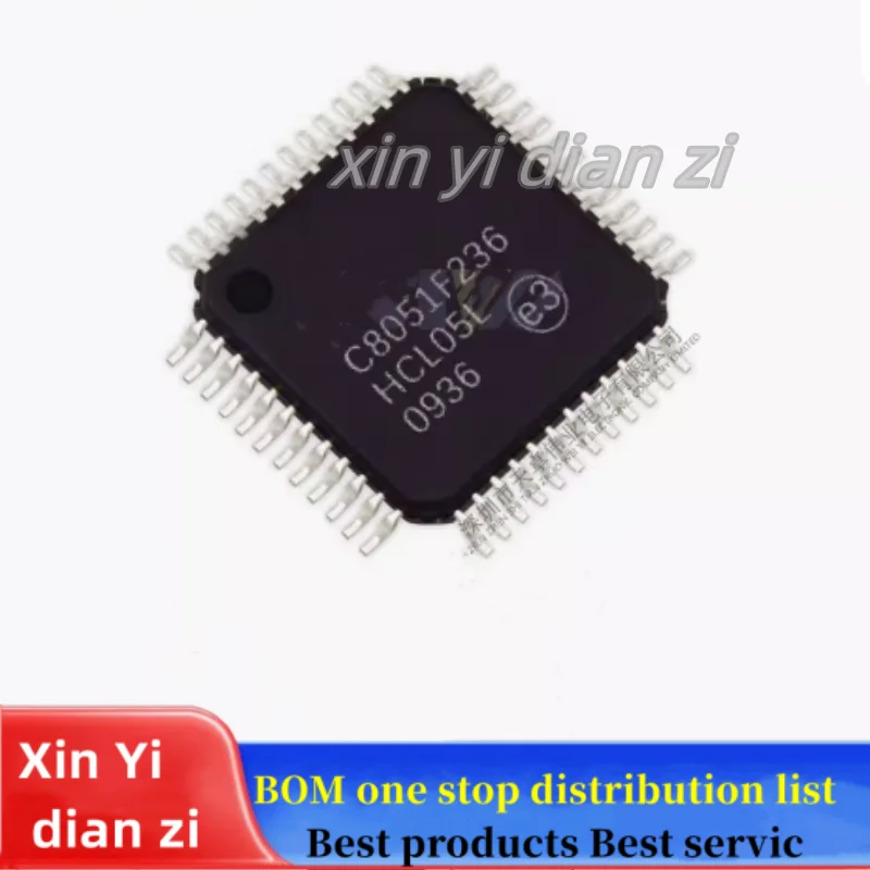 1 stks/partij C8051F236 C8051 QFP48 microcontroller ic chips op voorraad