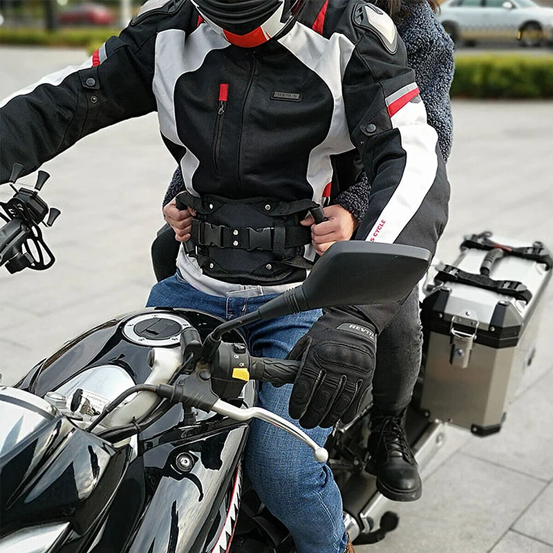 

Motorcycle Scooters Rear Seat Passenger Grip Grab Handle Safety Armrest Belt Non-slip Strap Universal Motorcycle Seat Strap