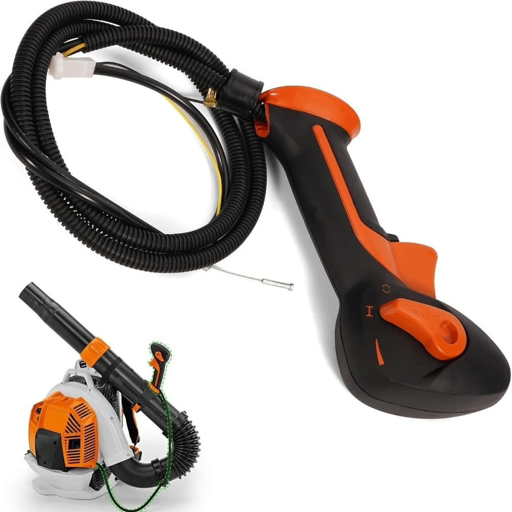 Throttle Control Handle Cable Assembly With Support For BR800 BR800X Backpack Leaf Blower Replacement Part 4283-790-1300