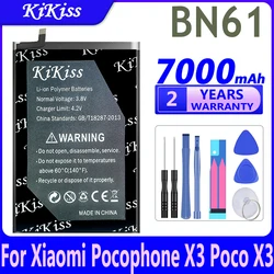 KiKiss Powerful Battery BN57 BN61 For Xiaomi Pocophone X3 Poco X3/X3 Pro X3Pro