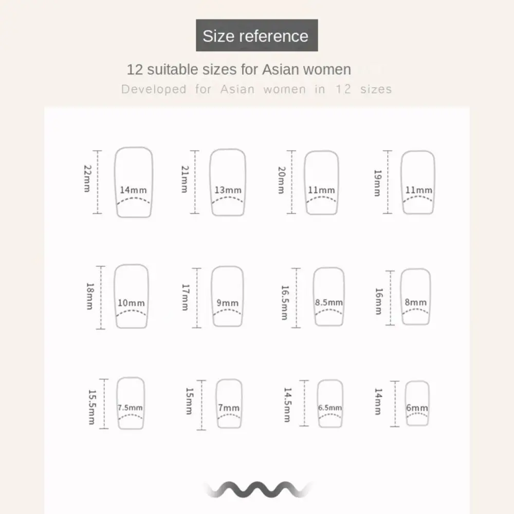 24pcs Nail Tips Glitter Press on Nails Fake Nials Long Square French Silver False Nails