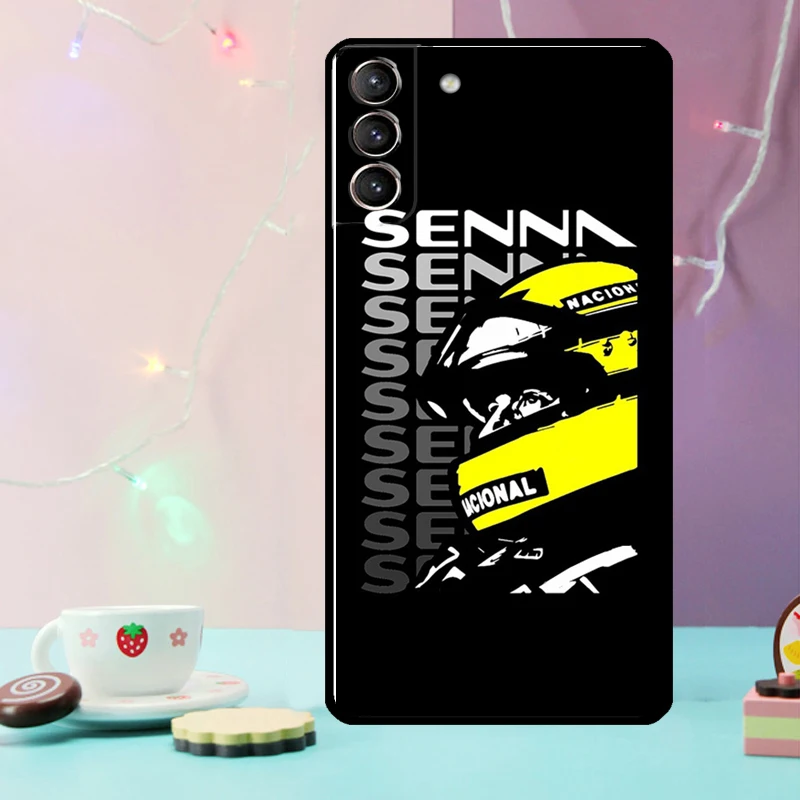 Etui Ayrton Senna F1 do Samsung Galaxy S24 S21 S22 S23 Ultra Plus S20 FE S8 S9 S10 Note 10 20 Ultra Cover