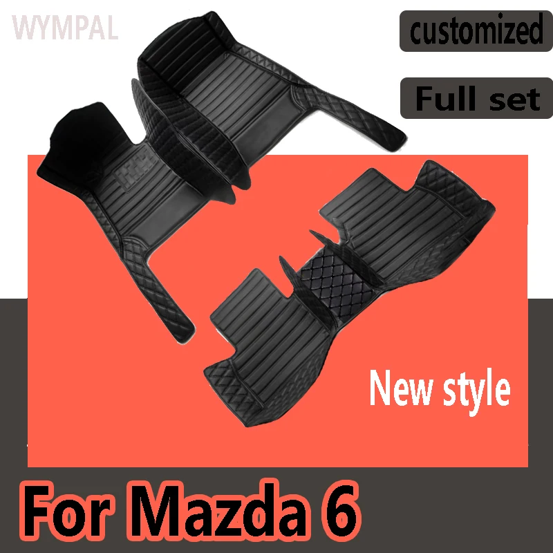 Car Floor Mats For Mazda 6 2006 2007 2008 2009 2010 2011 2012 2013 2014 2015 2016 2017 Auto Foot Pads Interior Accessories