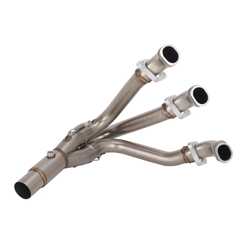 Motorcycle Exhaust System Header Pipe For Triumph Street Triple 765 S/R/RS Exhaust Front Link Pipe Slip-On Muffler Racing