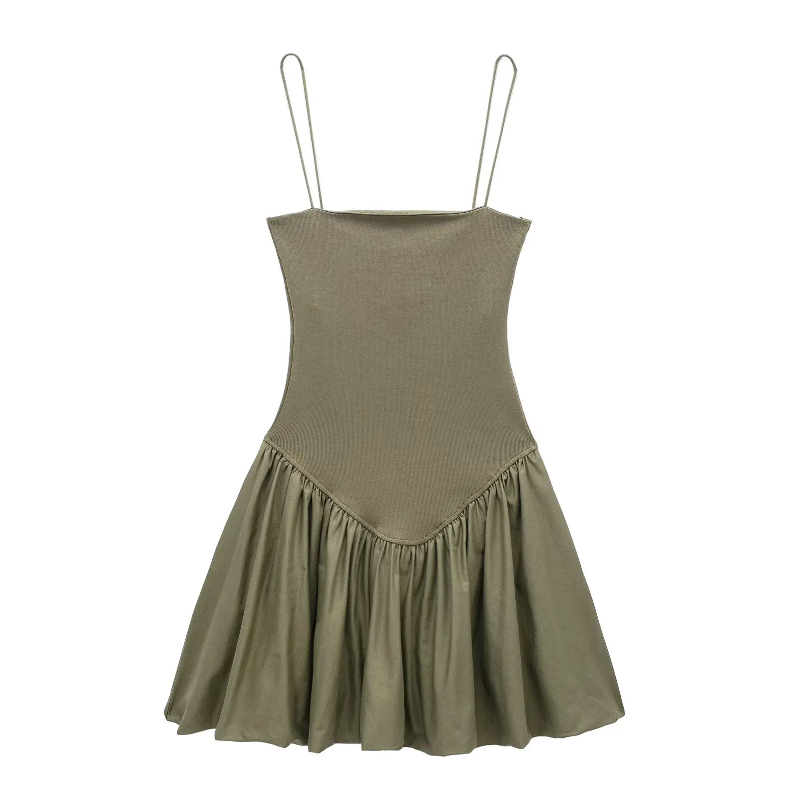 Robe courte bouffante dos nu pour femme, mini robe de chambre, batterie, plissée, robe de soirée, été, 2024