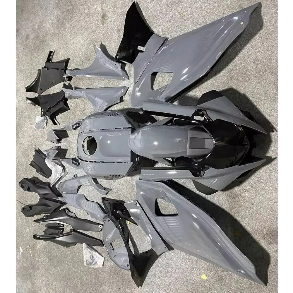 Motorcycle Pre-drilled ABS Injection Fairing Kit Bodywork for YAMAHA YZF R7 2022-2023 Grey