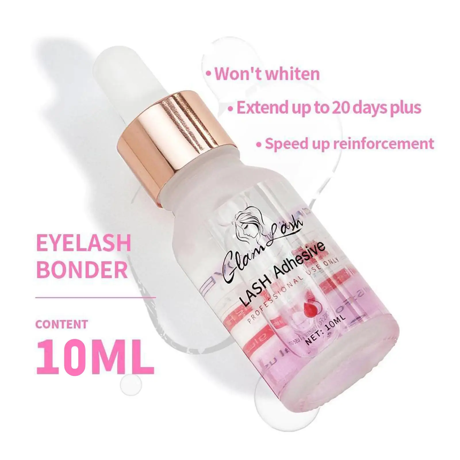 Super Bonder Fixing Agent para Extensões de Cílios, Primer para Lash Glue, Ajuda endurecedor adesivo, Profissional, 10ml