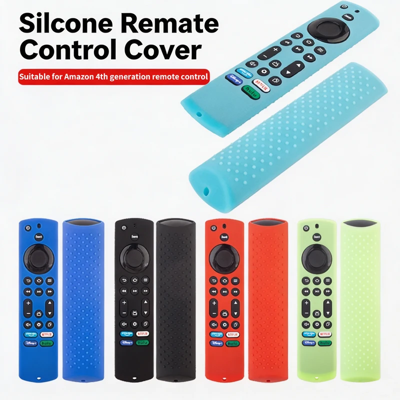 Funda de Silicona para Control Remoto de Fire TV Stick 4K Max 2.ª Generación 2023/Fire TV Omni Series/Fire TV Serie 4, Funda para Control Remoto Toshiba/Insignia