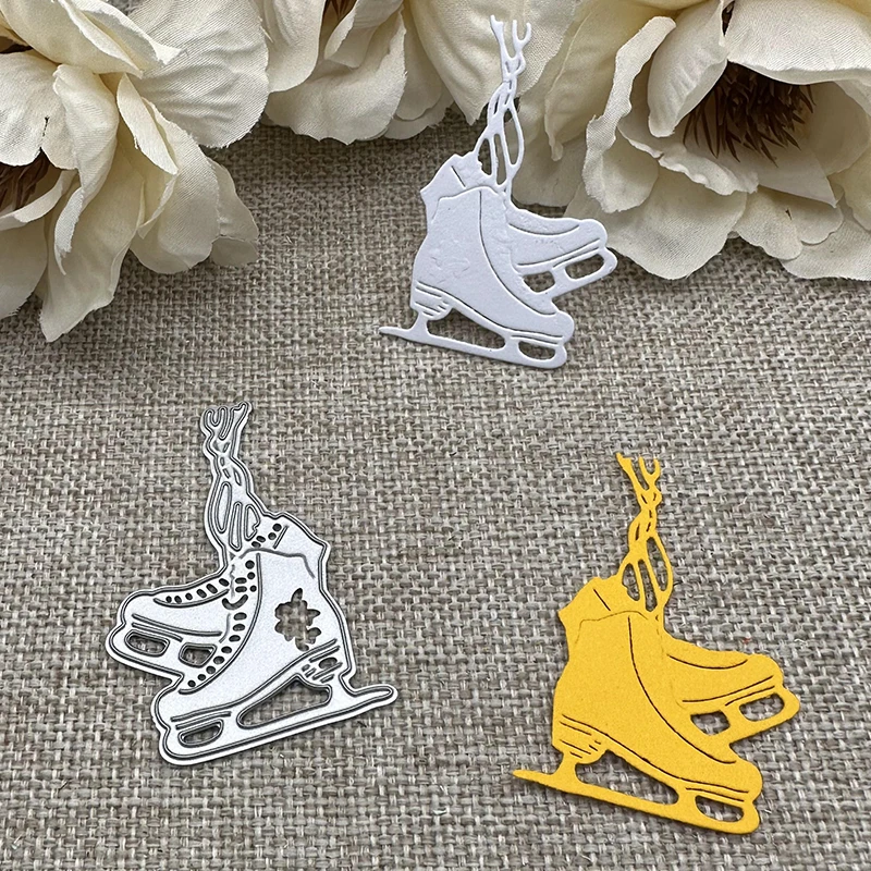 Ice skating shoes Metal Cutting Dies Stencils For DIY Scrapbooking Decorative Handcraft Die Cutting Template Mold